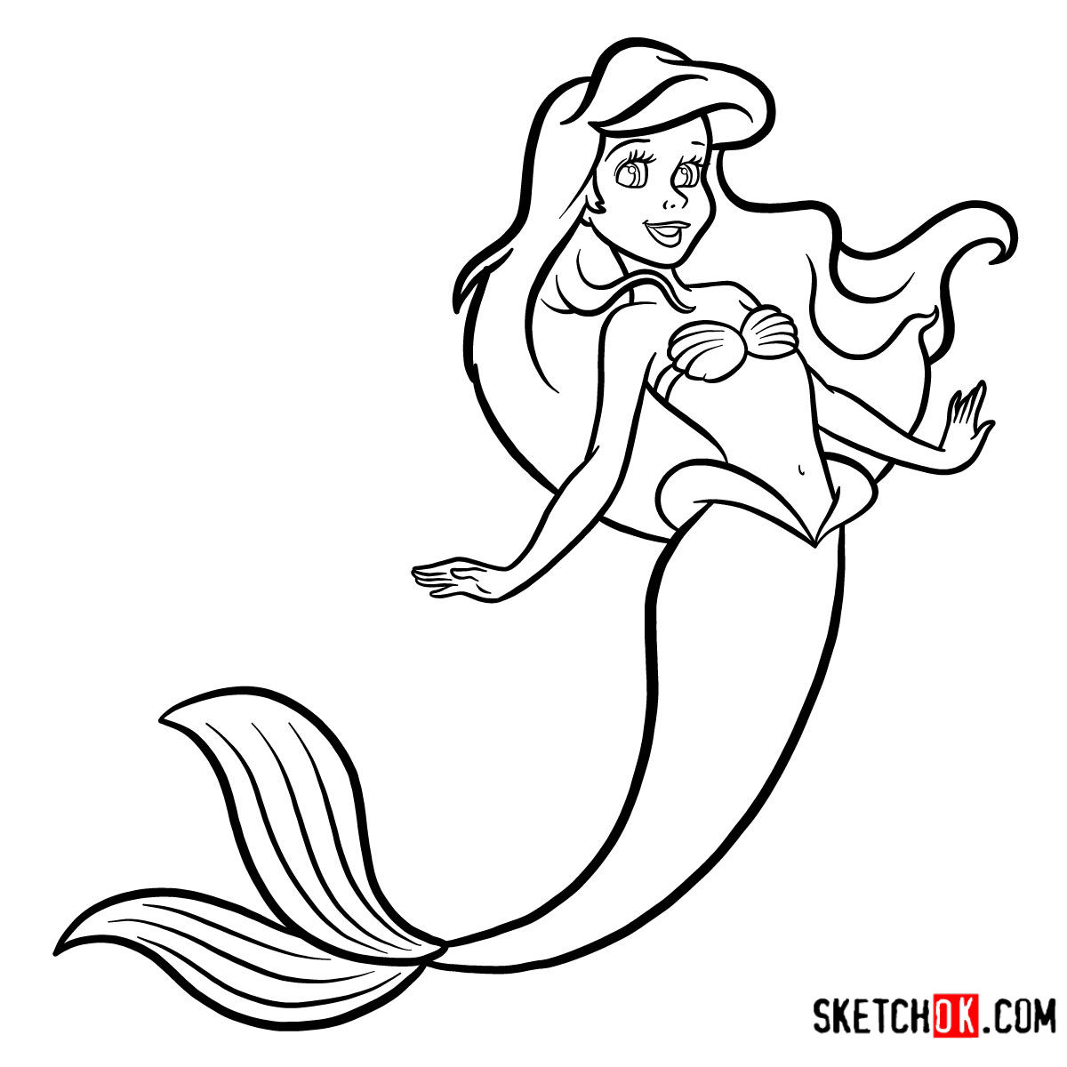 Little Mermaid Drawing at Explore collection of