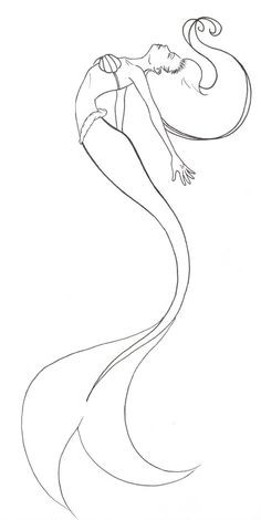236x470 Little Mermaid Drawings Sketch At Outline Drawing - Little Mermaid Drawing
