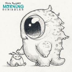 236x236 Best Cute Little Monsters - Little Monster Drawings