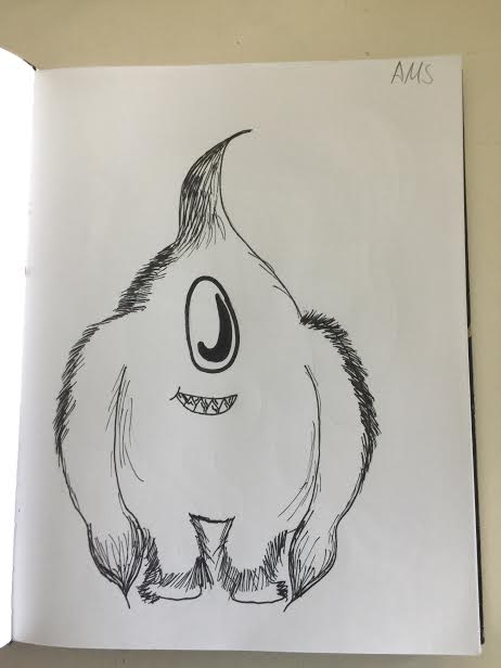 Little Monster Drawings at PaintingValley.com | Explore collection of ...