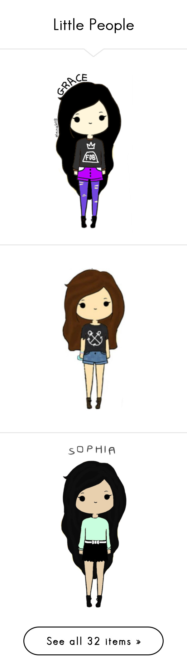 600x2144 Little People - Little People Drawings