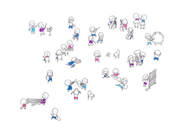 600x423 People Childrens' Illustration Art Direction - Little People Drawings