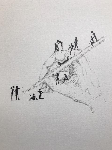 478x640 drawings little people series debbie fedrick artworks - Little People Drawings