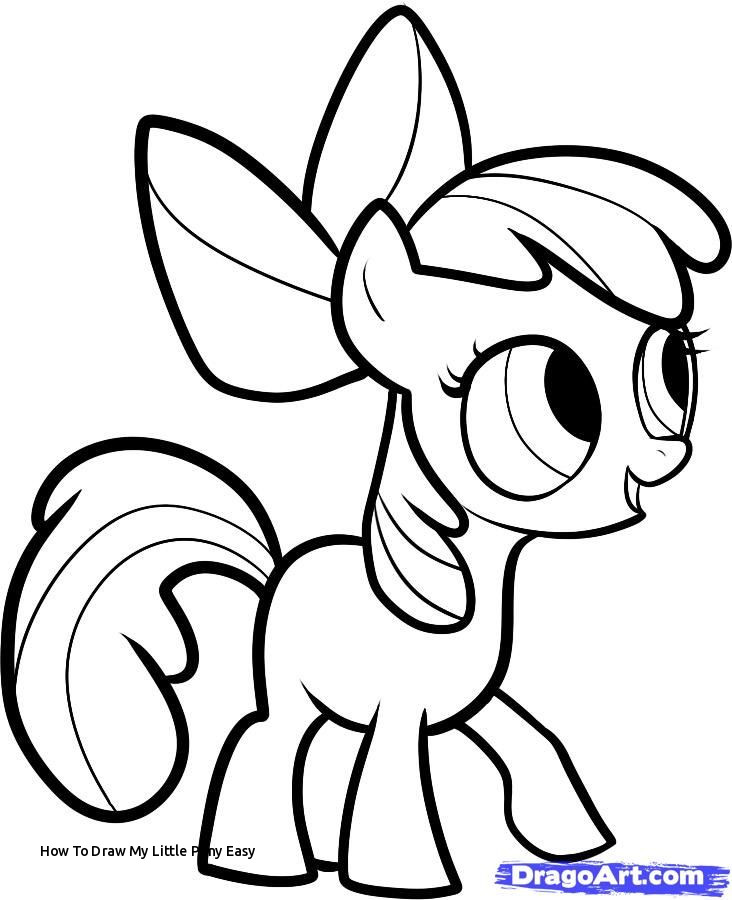 732x900 how to draw my little pony easy my little pony pencil drawing - Little Pony Drawing