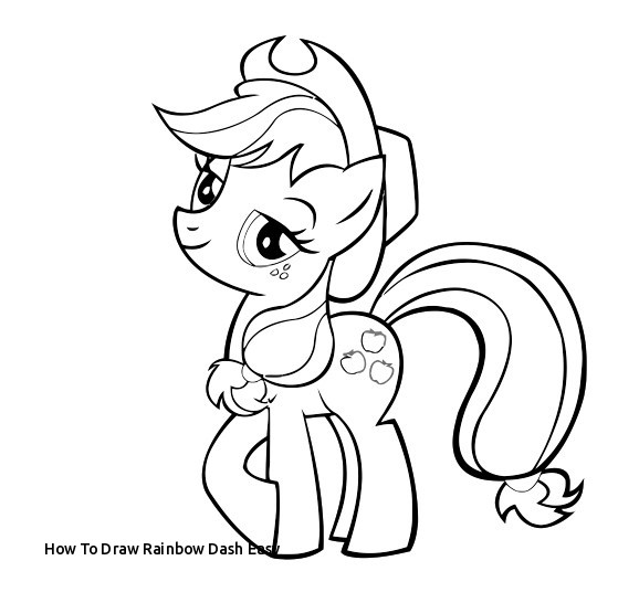 578x546 How To Draw Rainbow Dash Easy My Little Pony Drawing Pinkie Pie - Little Pony Drawing