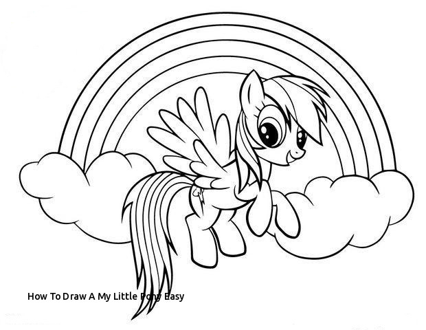620x480 how to draw a my little pony easy my neighbor totoro drawing - Little Pony Drawing