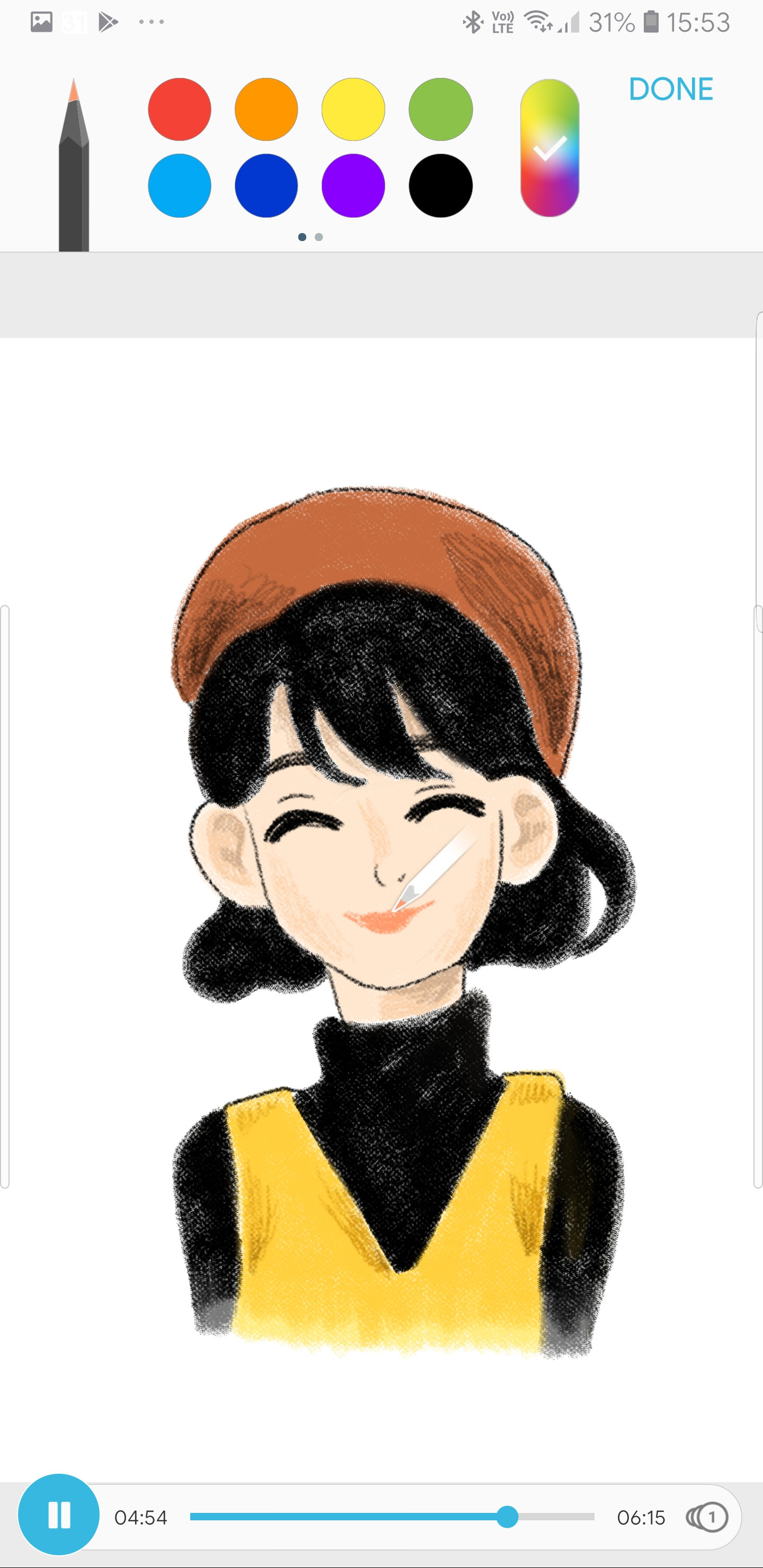 1440x2960 looks like penup updated with a live draw feature, allowing you - Live Drawing