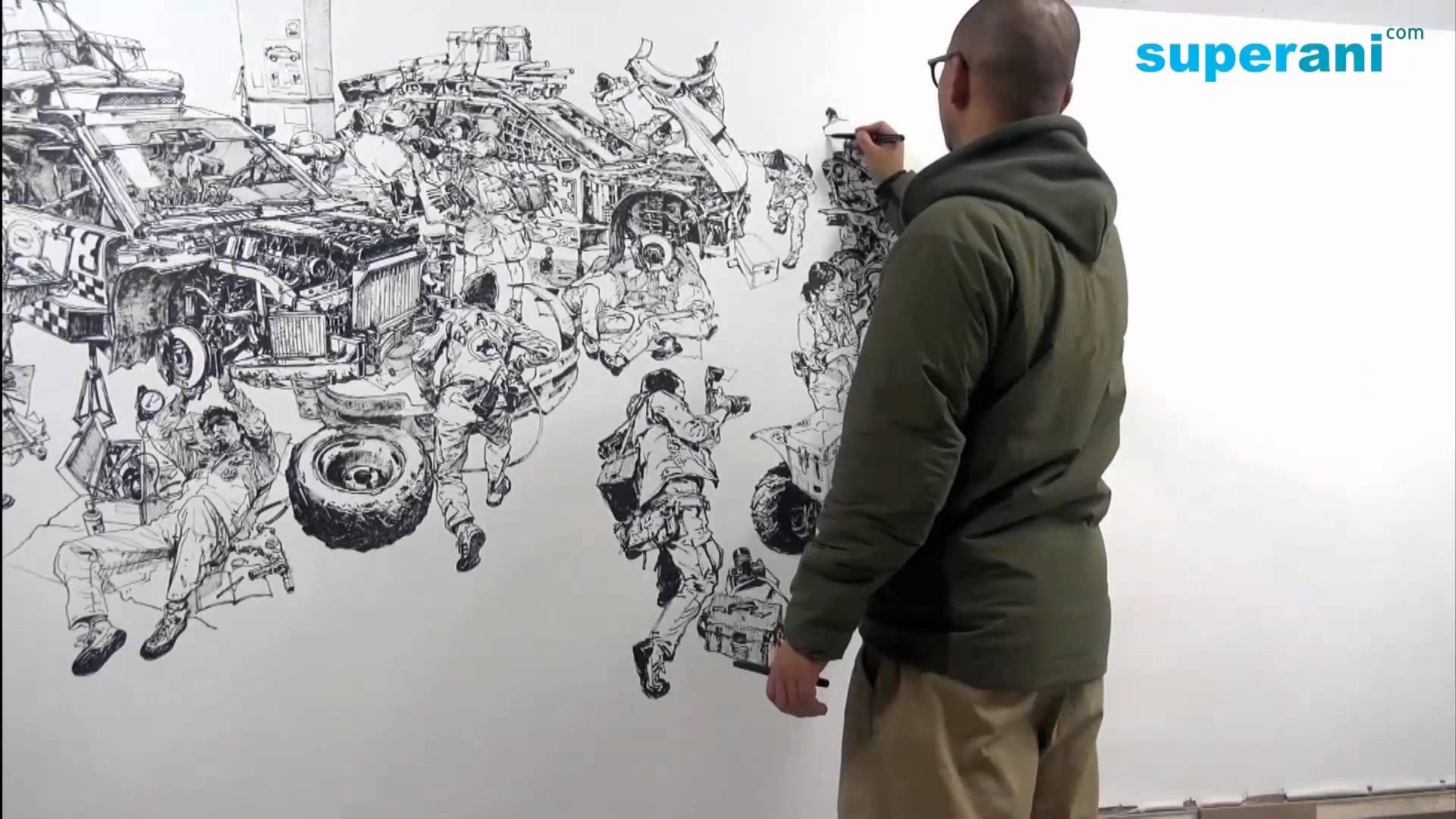 1920x1080 kim jung gi drawing show in amazing masterpiece live - Live Drawing