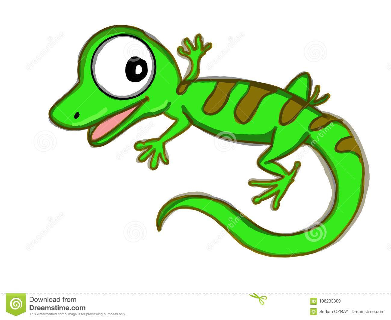 Images Of Lizard Drawing Easy Cute