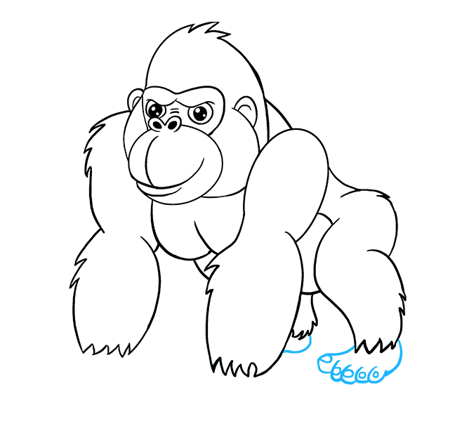 678x600 Collection Of Free Ape Drawing Lizard Download On Ui Ex - Lizard Outline Drawing