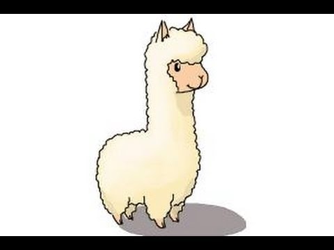 480x360 How To Draw A Llama For Kids - Llama Drawing