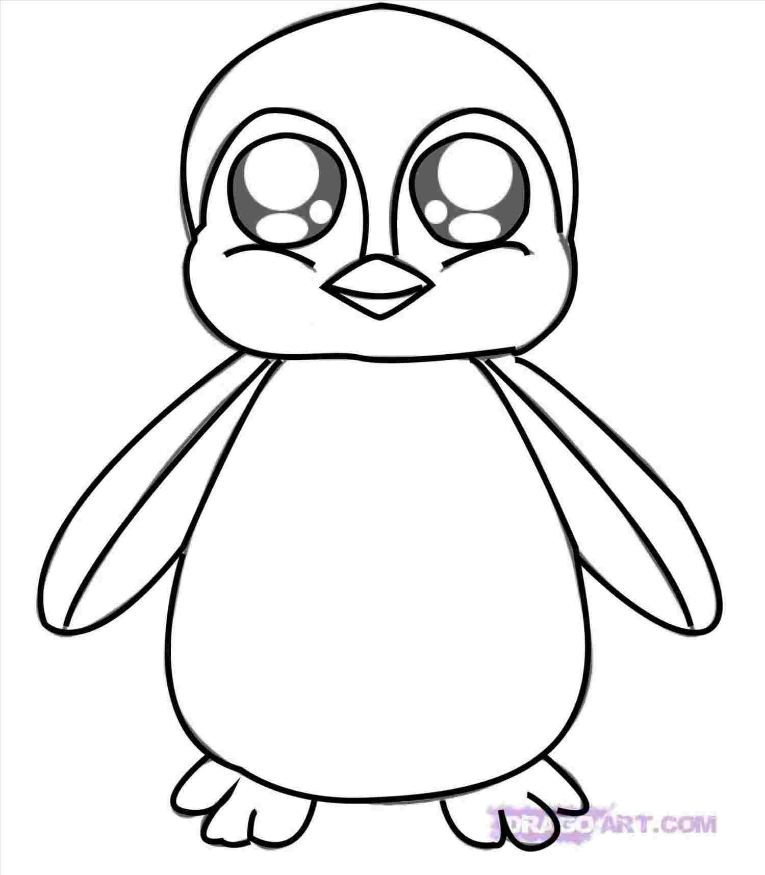 1500x1717 Penguin Drawing Easy - Llama Drawing Easy