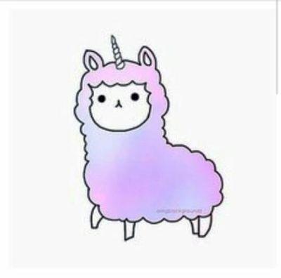 400x396 uni llama corn - Llamacorn Drawing