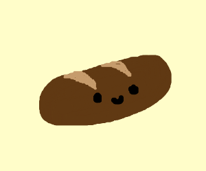 300x250 kawaii loaf of bread drawing - Loaf Of Bread Drawing