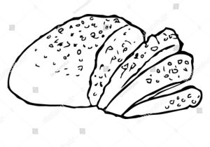 300x210 loaf of bread drawing how to draw a bread stepstep - Loaf Of Bread Drawing