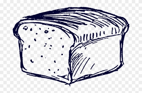 600x394 loaf of bread drawing - Loaf Of Bread Drawing
