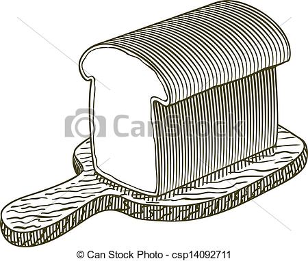 450x382 woodcut loaf of bread woodcut style illustration of a loaf - Loaf Of Bread Drawing
