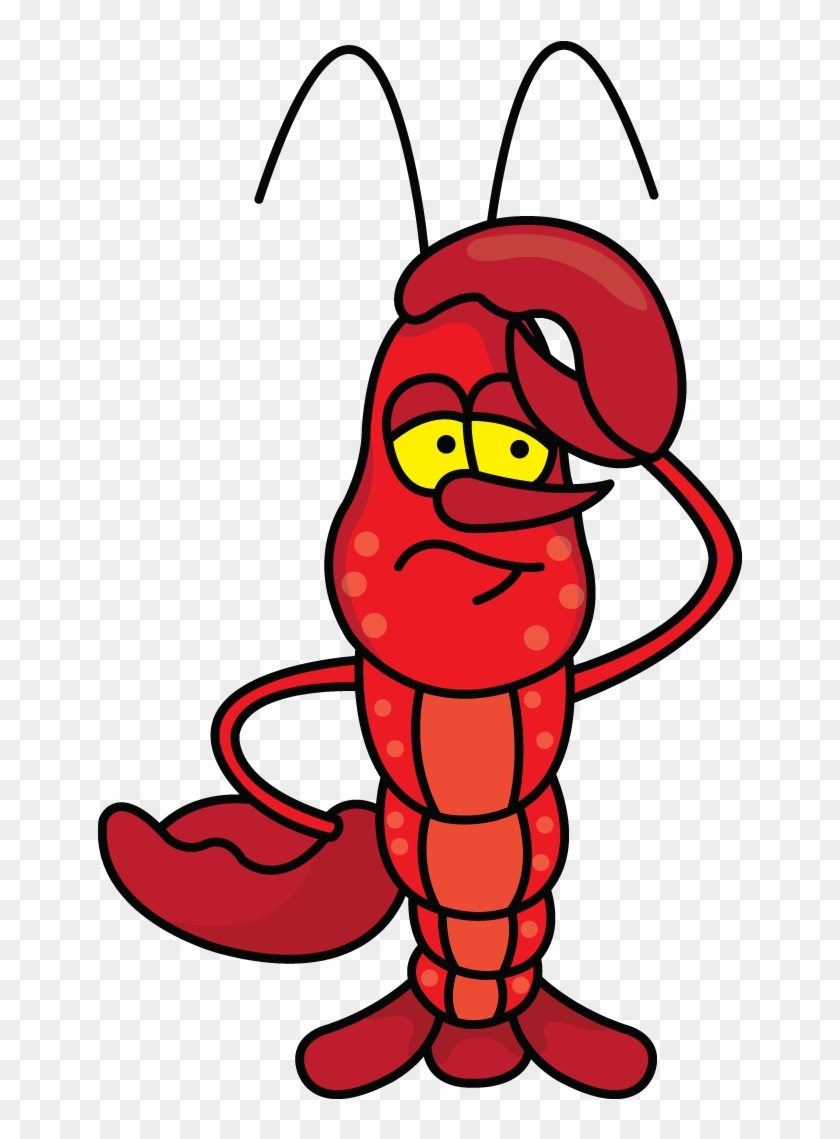 840x1139 lobster clipart angry - Lobster Cartoon Drawing