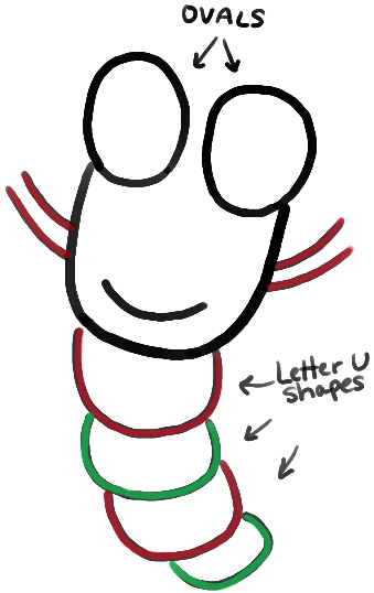 339x538 How To Draw Cartoon Lobsters With Easy Step - Lobster Cartoon Drawing