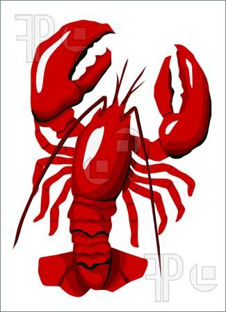 325x450 lobster claw clip art illustration of red lobster royalty free - Lobster Claw Drawing