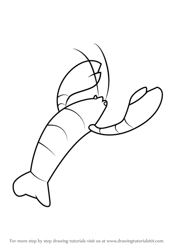 566x800 learn how to draw butt lobster from steven universe - Lobster Drawing