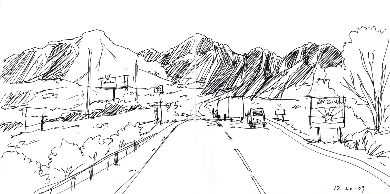 1600x798 works in progresson location drawing on location in the desert - Location Drawing