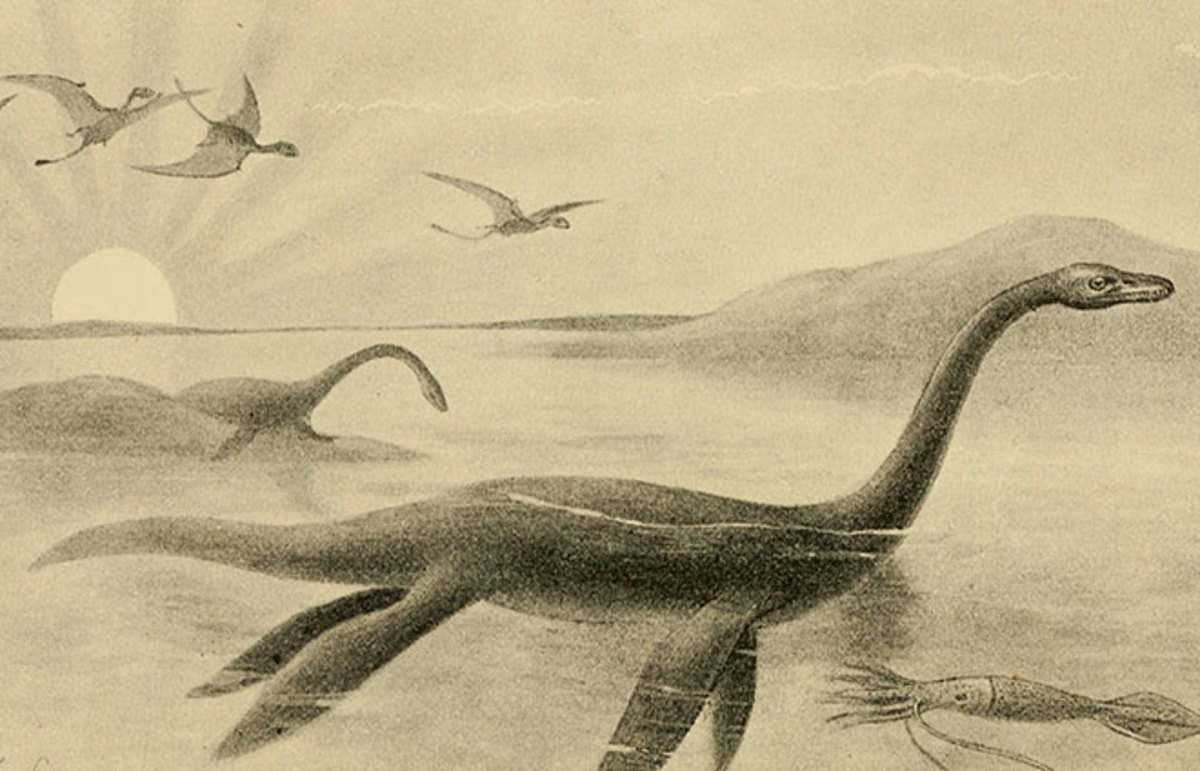 Плезиозавр и Лохнесское
