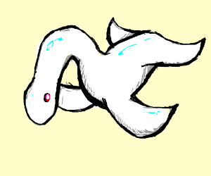 300x250 albino loch ness monster drawing - Loch Ness Monster Drawing