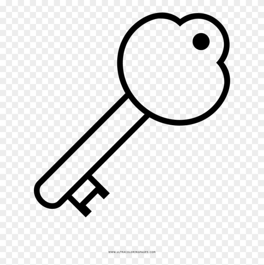 880x883 Miracle Lock And Key Coloring - Lock And Key Drawing