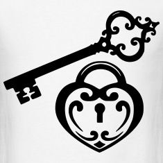 235x235 Lock And Key Drawing - Lock And Key Drawing