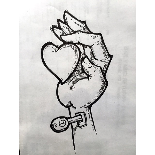 640x640 Assael - Lock And Key Drawing