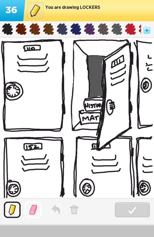 Locker Drawing at PaintingValley.com | Explore collection of Locker Drawing