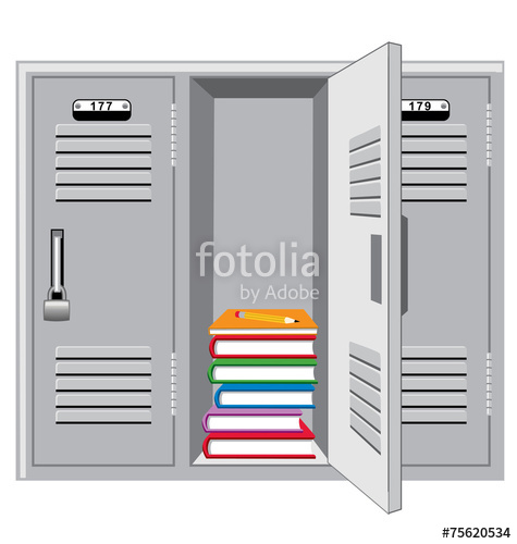 475x500 School Locker Stock Image And Royalty Free Vector - Locker Drawing