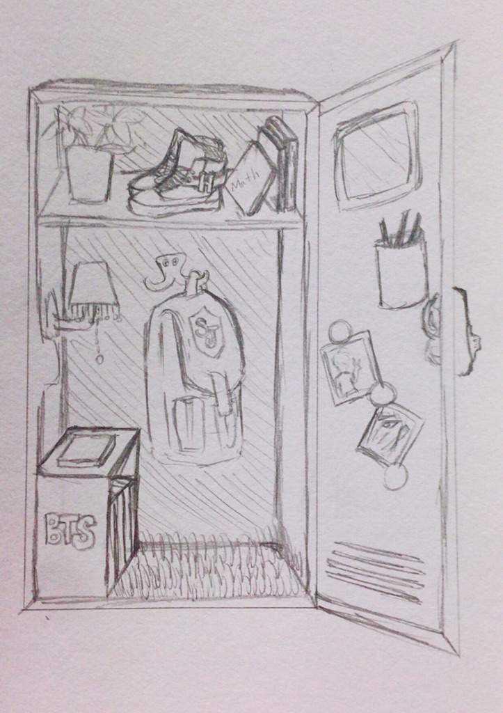 723x1024 Bts Locker Seokjin Amino - Locker Drawing