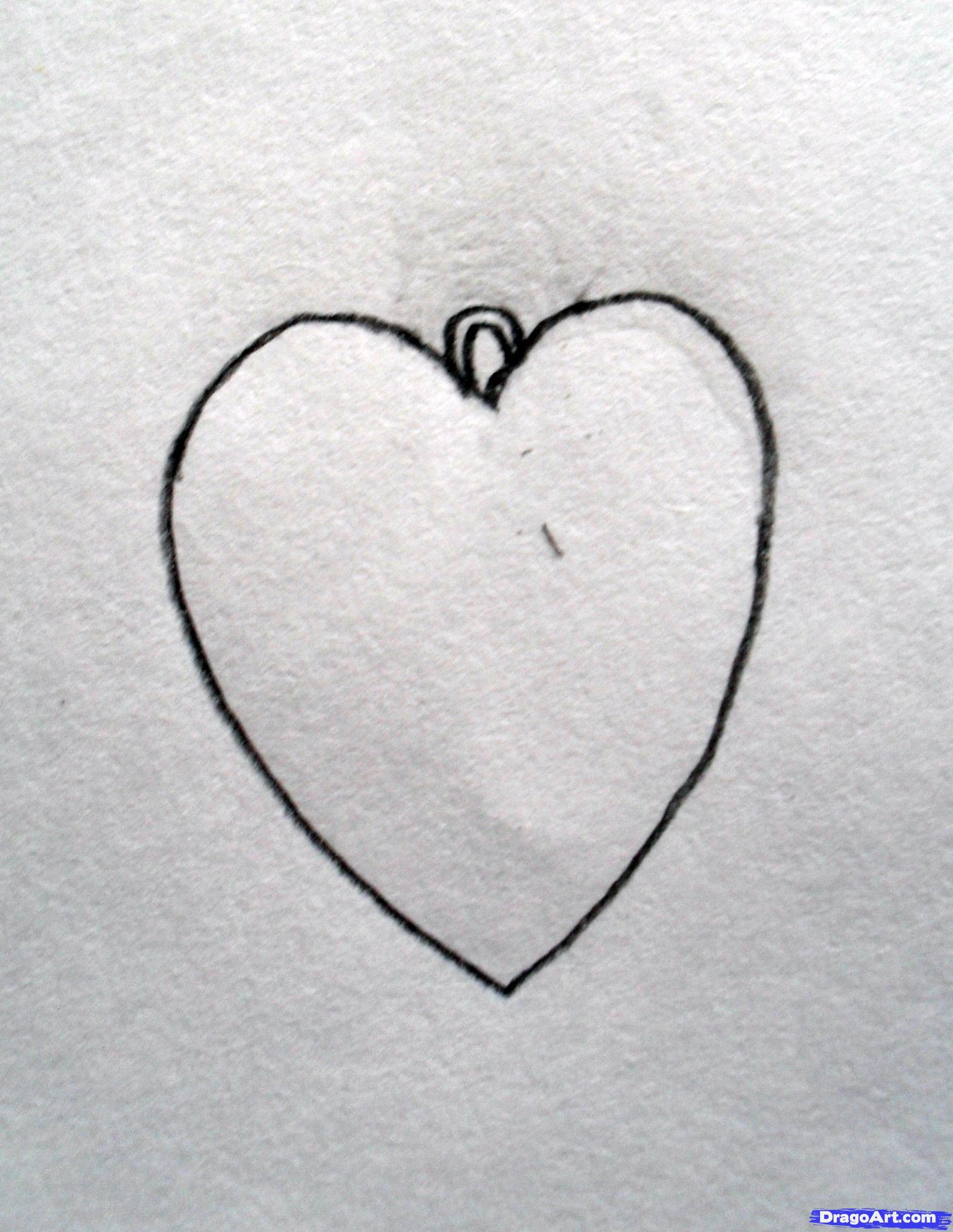 1574x2035 how to draw a locket, step - Locket Drawing