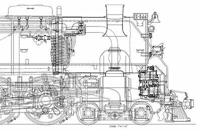 Locomotive Drawing at PaintingValley.com | Explore collection of ...