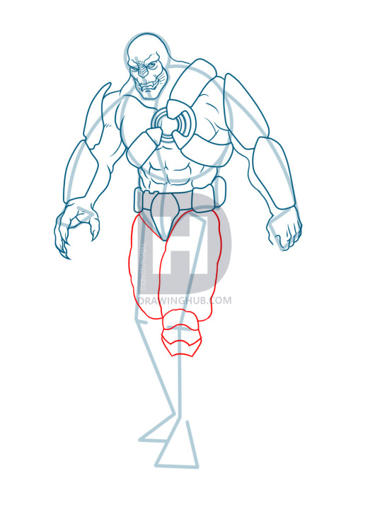 530x720 how to draw a locust, gears of war, step - Locust Drawing