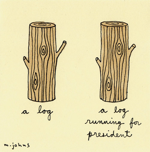 494x500 Sticky Note Drawings - Log Drawing