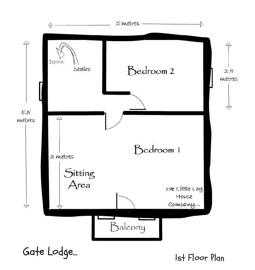 843x892 Floor Plans The Little Log House Company - Log House Drawing