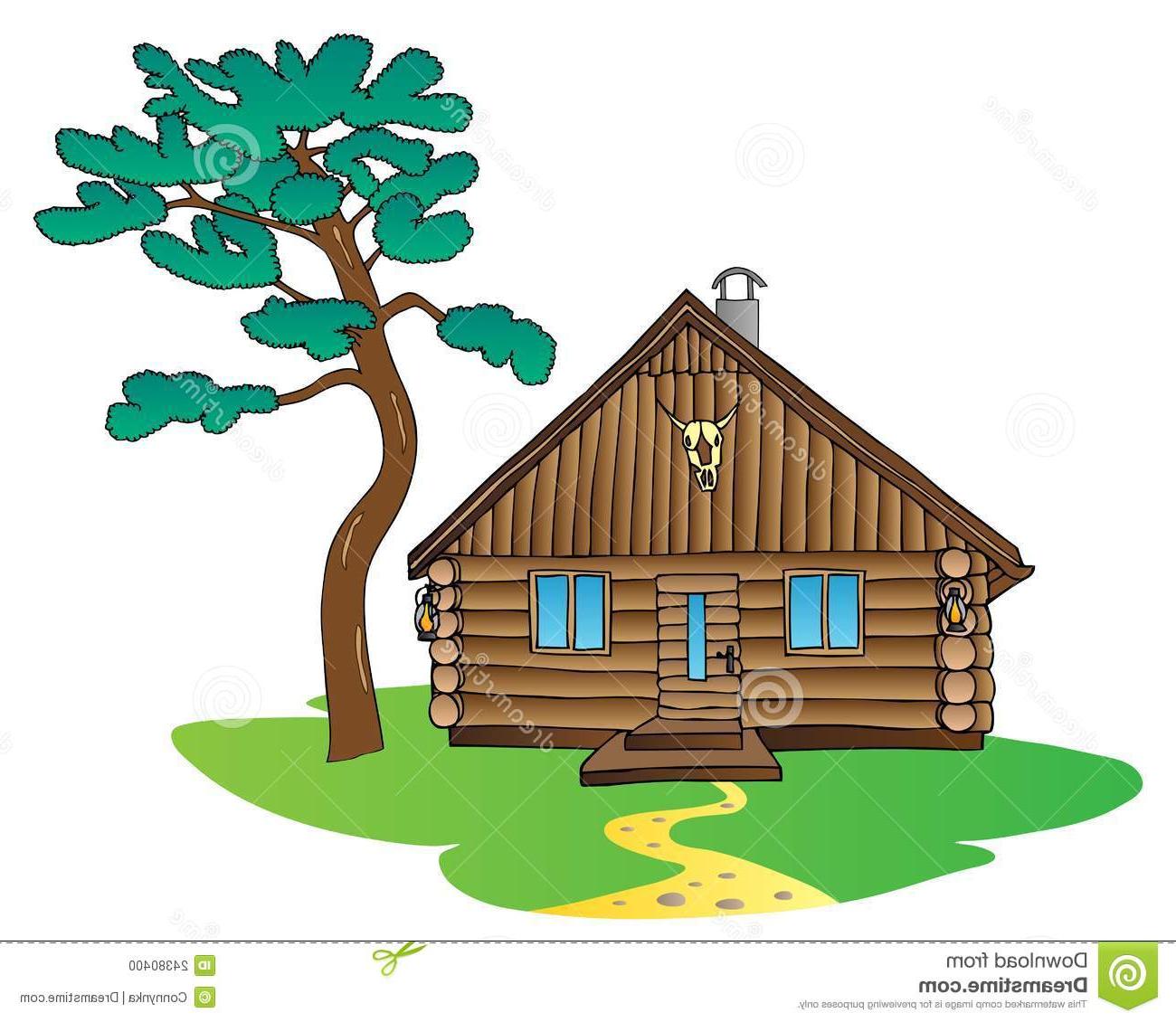Log House Drawing at PaintingValley.com | Explore collection of Log