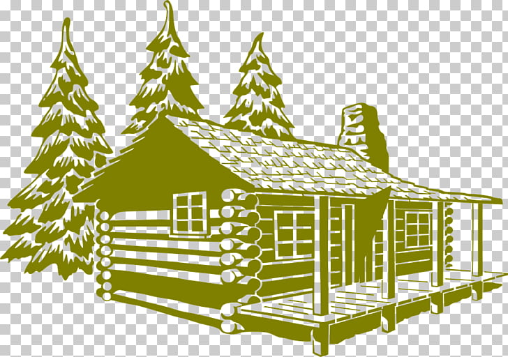 728x512 Log Cabin Drawing Cottage Others Png Clipart Free Cliparts - Log House Drawing