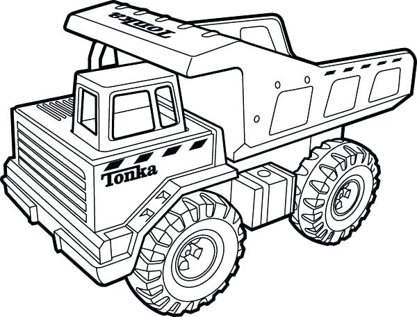 600x456 drawing monster truck coloring pages with kids free log truck - Log Truck Drawing