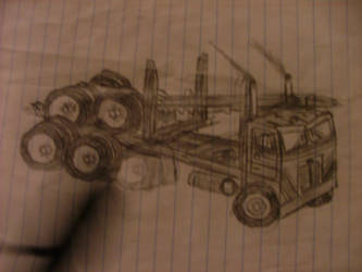 333x250 peterbilt log truck - Log Truck Drawing
