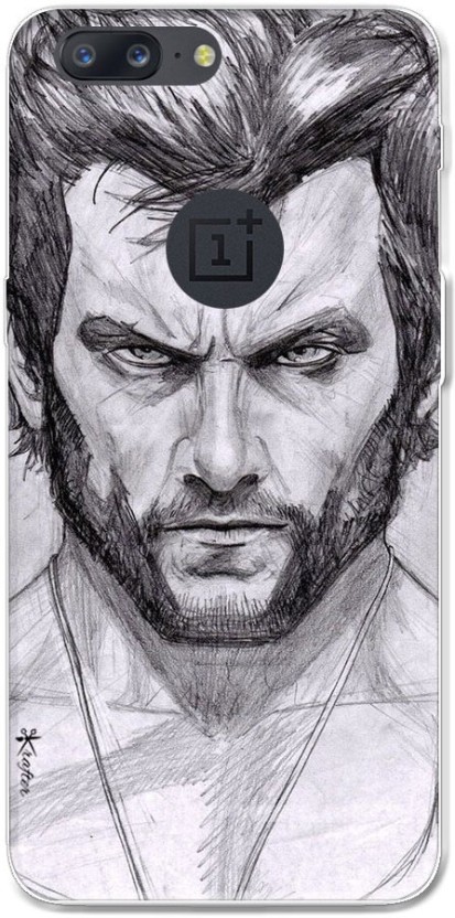 413x832 Krafter Back Cover For Krafter Oneplus Mobile Cover Jackman - Logan Drawing