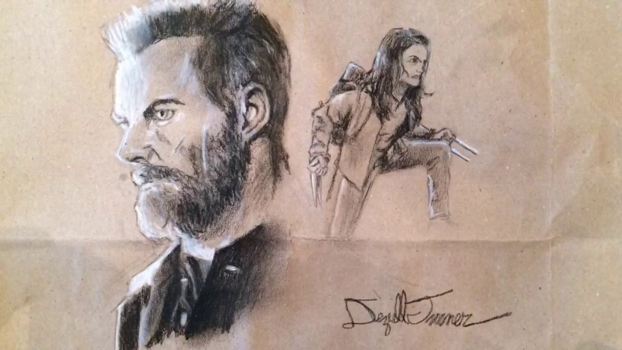 1280x720 Wolverine And X Speed Drawing - Logan Drawing