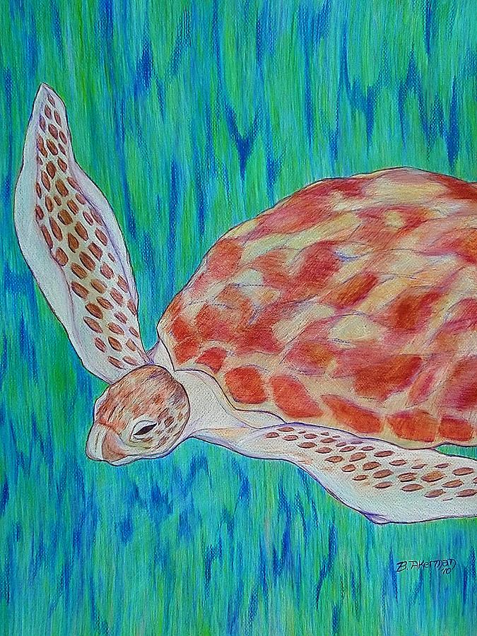 675x900 Loggerhead Sea Turtle Drawing - Loggerhead Sea Turtle Drawing