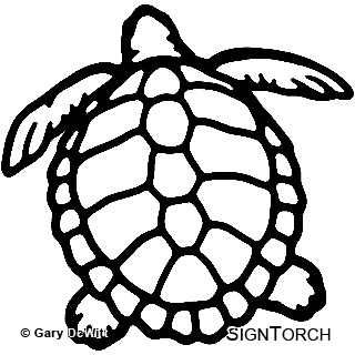 320x320 Loggerhead Sea Turtle Clipart - Loggerhead Turtle Drawing