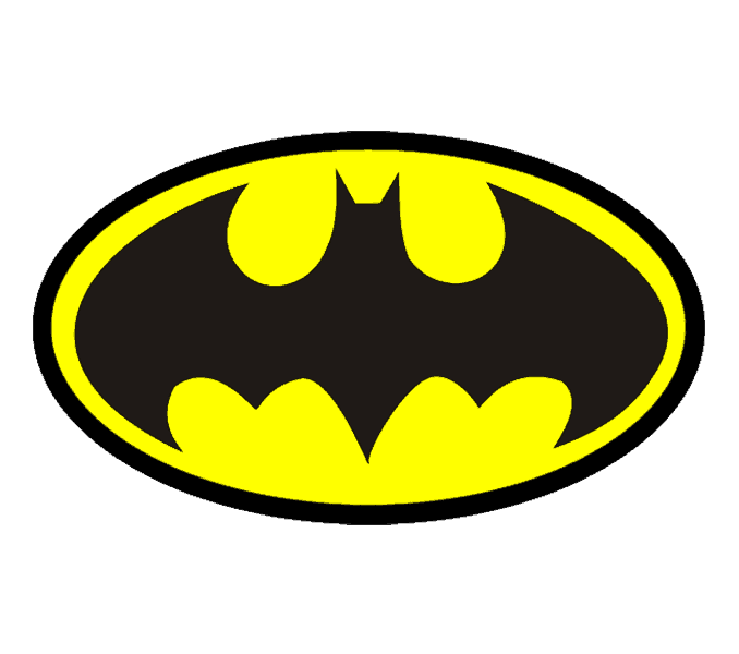 678x600 How To Draw Batman Logo Easy Drawing Guides - Logo Drawing