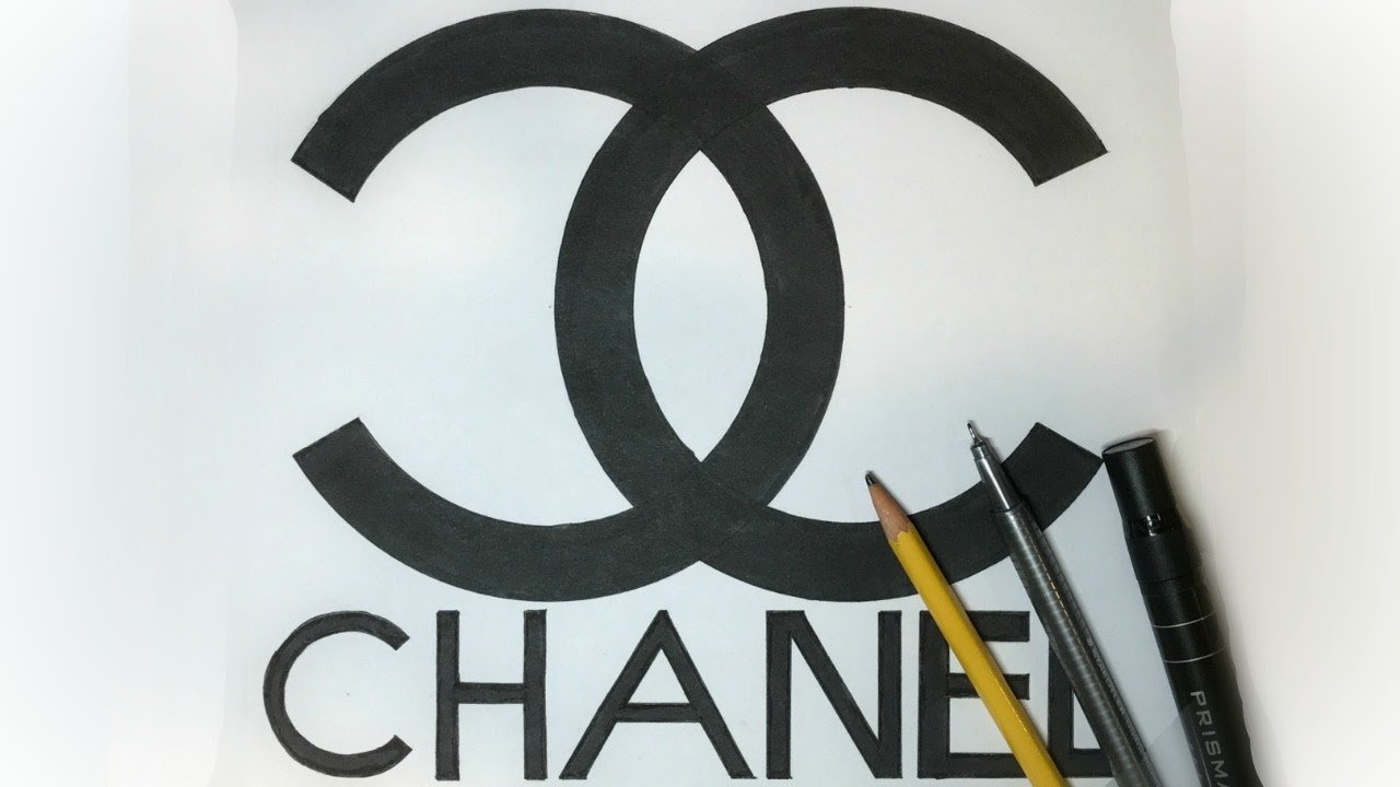 1280x720 How To Draw The Chanel Logo Logo Drawing - Logo Drawing