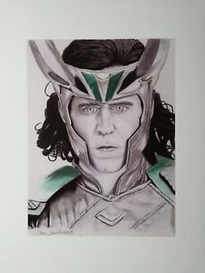 225x300 Loki Print Of Original Pencil Drawing Ebay - Loki Drawing